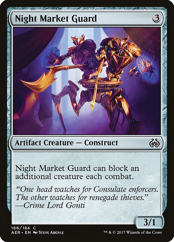 Night Market Guard [Aether Revolt] | Exor Games New Glasgow