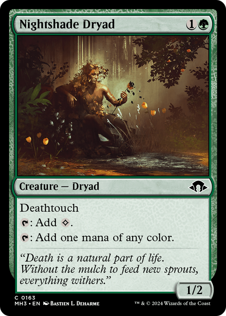 Nightshade Dryad [Modern Horizons 3] | Exor Games New Glasgow