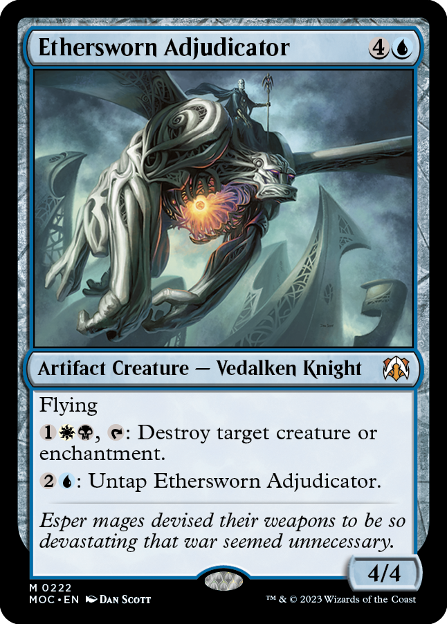 Ethersworn Adjudicator [March of the Machine Commander] | Exor Games New Glasgow