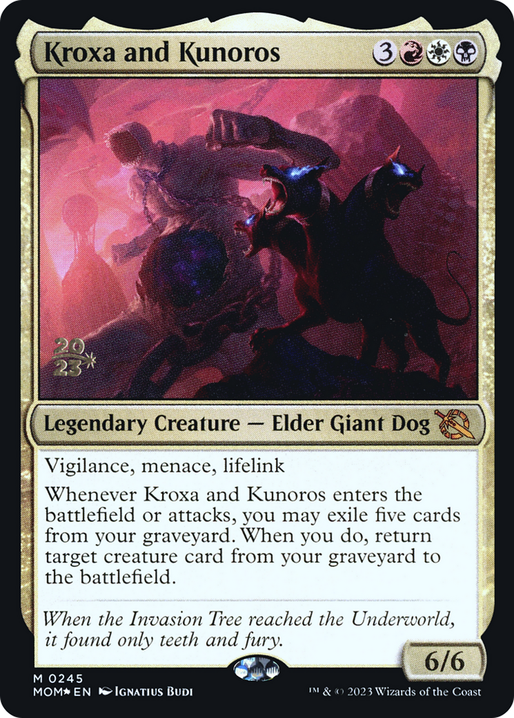 Kroxa and Kunoros [March of the Machine Prerelease Promos] | Exor Games New Glasgow