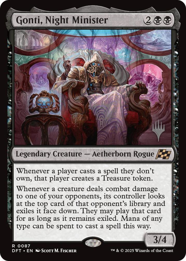Gonti, Night Minister (Promo Pack) [Aetherdrift Promos] | Exor Games New Glasgow