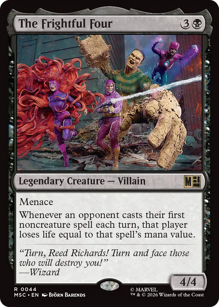 The Frightful Four (Surge Foil) [Marvel Super Heroes Commander] | Exor Games New Glasgow