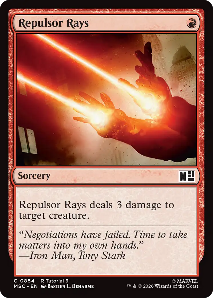 Repulsor Rays (0854) [Marvel Super Heroes Commander] | Exor Games New Glasgow