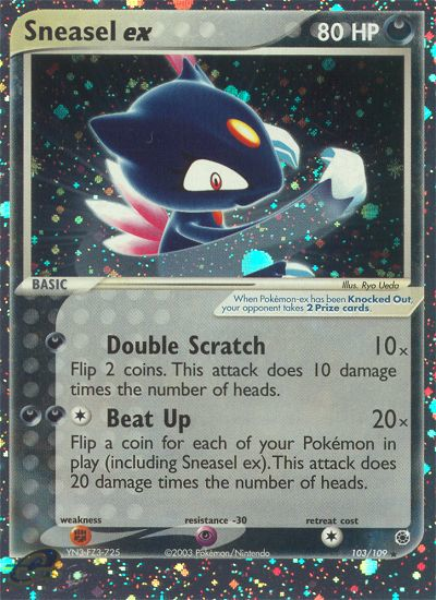 Sneasel ex (103/109) [EX: Ruby & Sapphire] | Exor Games New Glasgow
