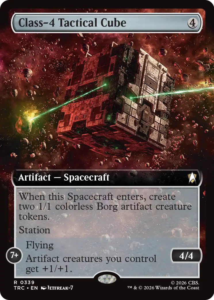 Class-4 Tactical Cube (Extended Art) [Star Trek Commander] | Exor Games New Glasgow