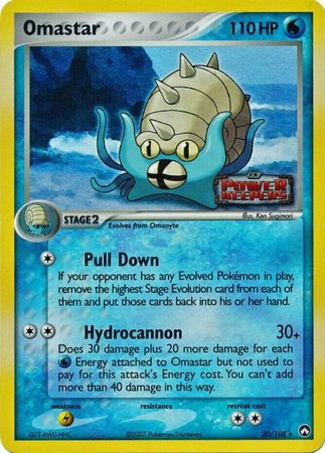 Omastar (20/108) (Stamped) [EX: Power Keepers] | Exor Games New Glasgow
