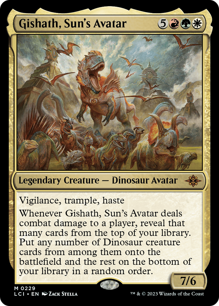 Gishath, Sun's Avatar [The Lost Caverns of Ixalan] | Exor Games New Glasgow