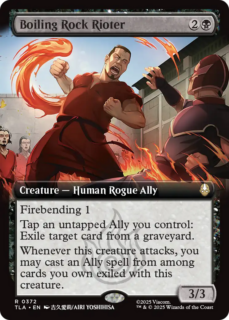 Boiling Rock Rioter (Extended Art) [Avatar: The Last Airbender] | Exor Games New Glasgow