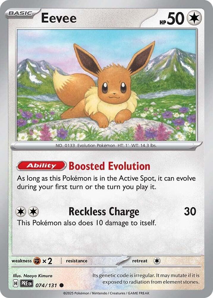 Eevee (074/131) [Scarlet & Violet: Prismatic Evolutions] | Exor Games New Glasgow