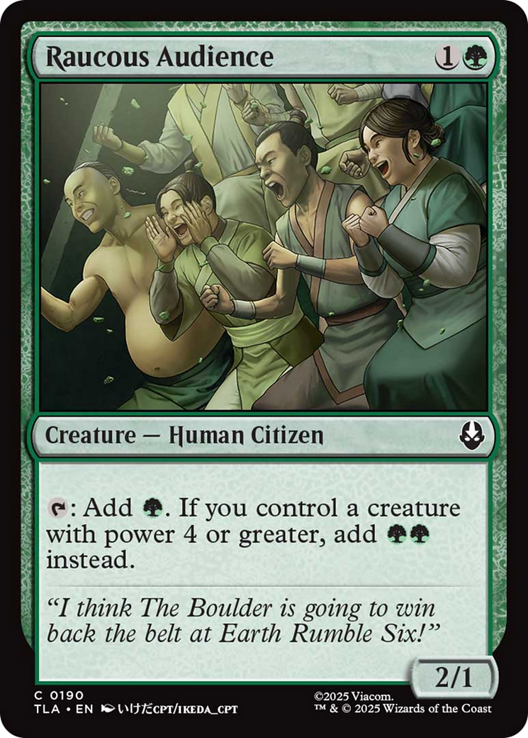 Raucous Audience [Avatar: The Last Airbender] | Exor Games New Glasgow