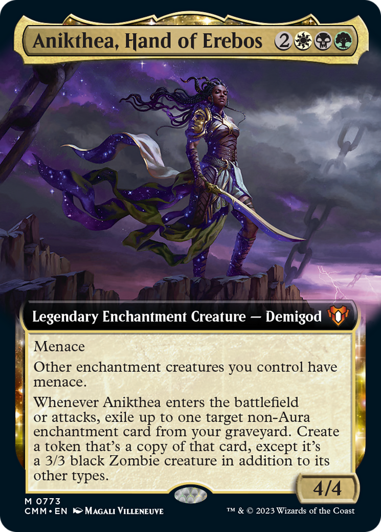 Anikthea, Hand of Erebos (Extended Art) [Commander Masters] | Exor Games New Glasgow