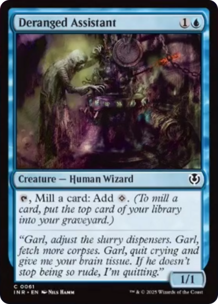 Deranged Assistant [Innistrad Remastered] | Exor Games New Glasgow