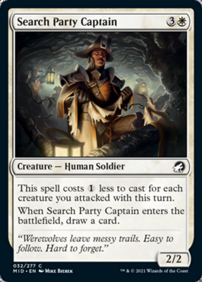 Search Party Captain [Innistrad: Midnight Hunt] | Exor Games New Glasgow