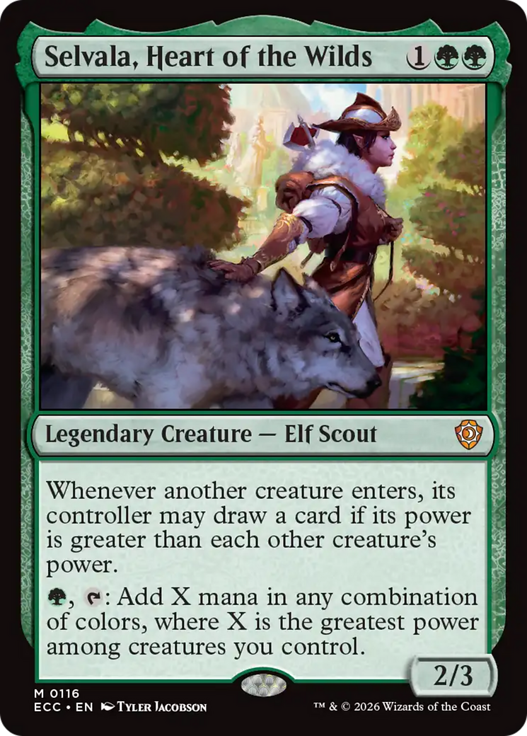 Selvala, Heart of the Wilds [Lorwyn Eclipsed Commander] | Exor Games New Glasgow