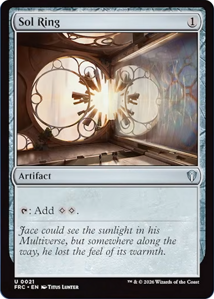 Sol Ring [Reality Fracture Commander] | Exor Games New Glasgow