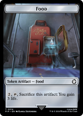 Robot // Food (0014) Double-Sided Token [Fallout Tokens] | Exor Games New Glasgow