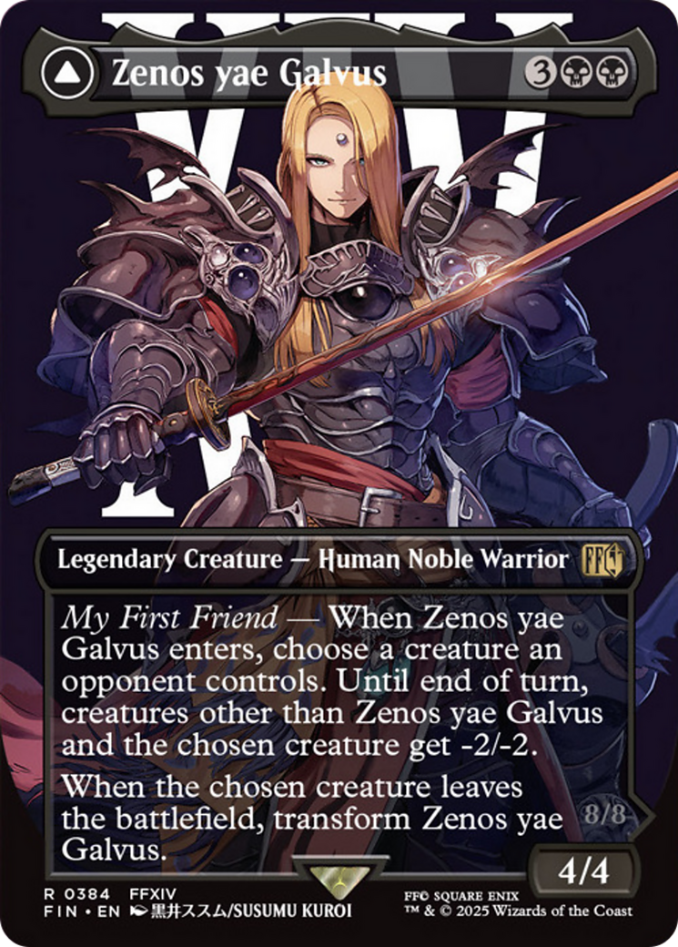 Zenos yae Galvus // Shinryu, Transcendent Rival (Borderless) [FINAL FANTASY] | Exor Games New Glasgow
