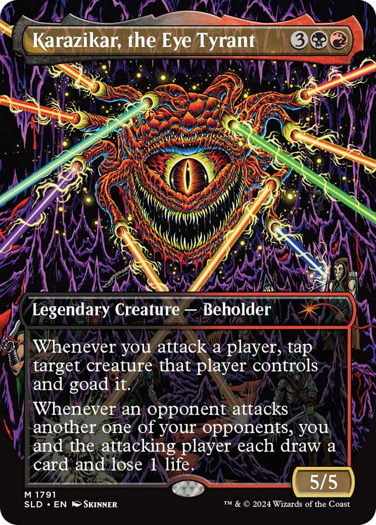 Karazikar, the Eye Tyrant (Rainbow Foil) [Secret Lair Drop Series] | Exor Games New Glasgow