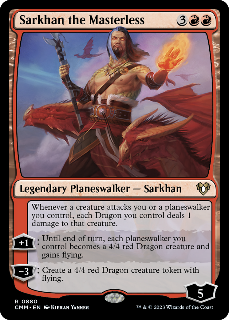 Sarkhan the Masterless [Commander Masters] | Exor Games New Glasgow