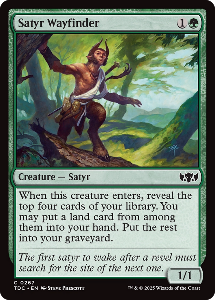 Satyr Wayfinder [Tarkir: Dragonstorm Commander] | Exor Games New Glasgow