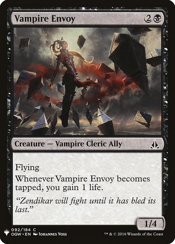 Vampire Envoy [Mystery Booster] | Exor Games New Glasgow
