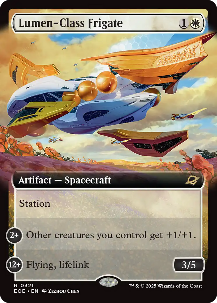 Lumen-Class Frigate (Extended Art) [Edge of Eternities] | Exor Games New Glasgow