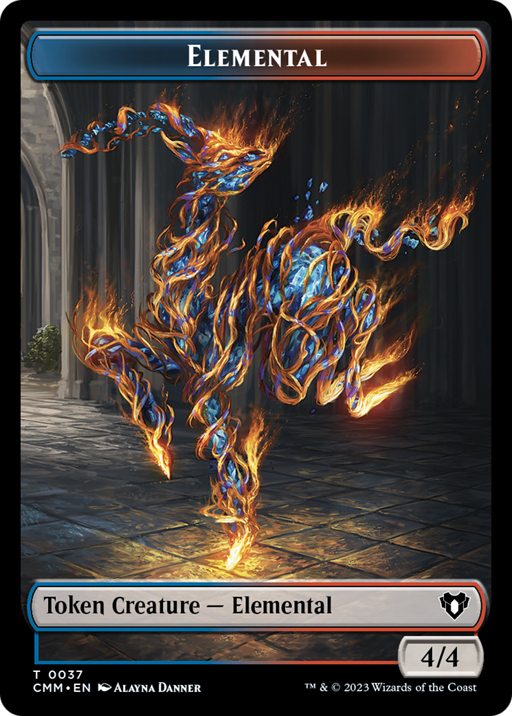 Elemental Token (37) [Commander Masters Tokens] | Exor Games New Glasgow