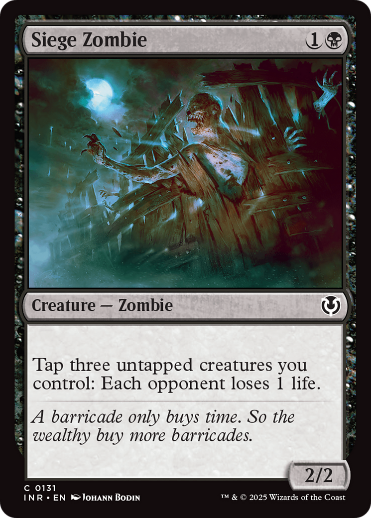 Siege Zombie [Innistrad Remastered] | Exor Games New Glasgow