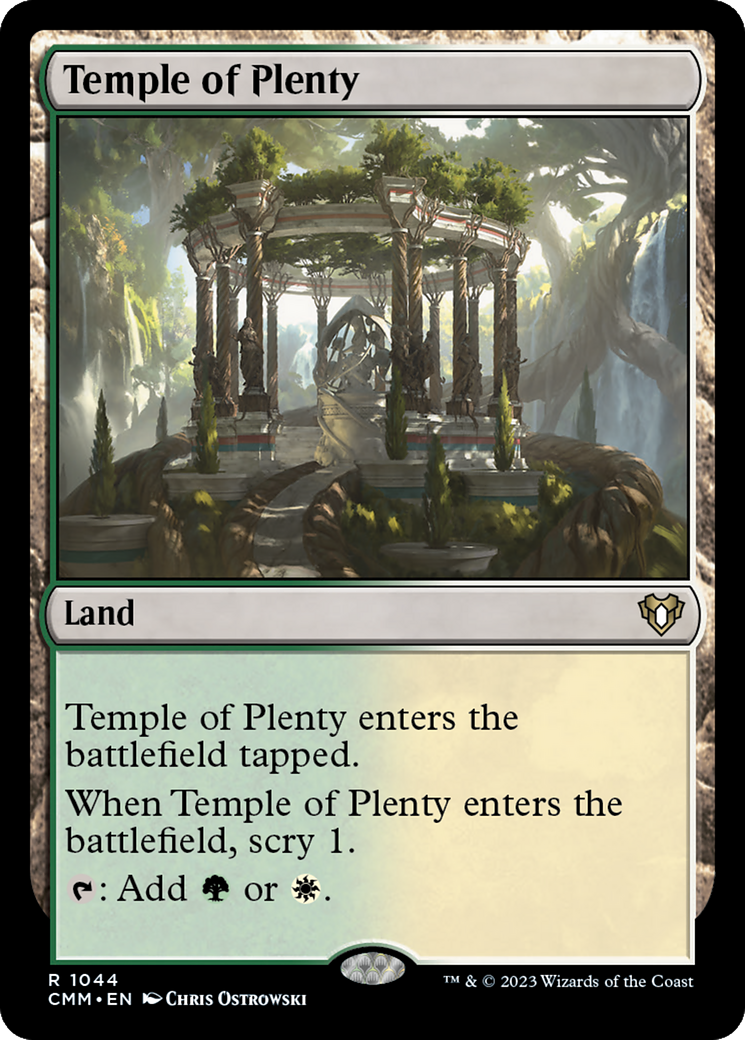 Temple of Plenty [Commander Masters] | Exor Games New Glasgow