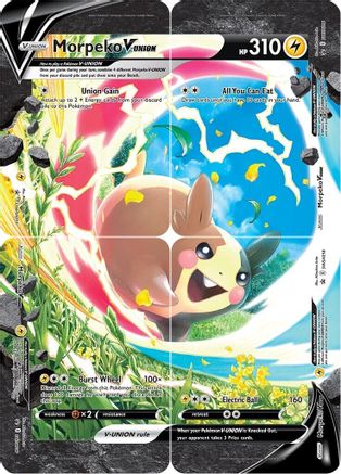 Morpeko V-UNION (SWSH215-218) (Set of 4) [Sword & Shield: Black Star Promos] | Exor Games New Glasgow