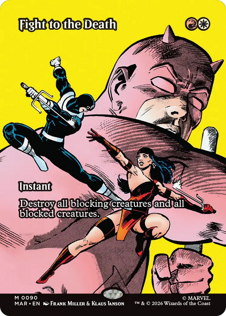 Fight to the Death (Borderless) [Marvel Universe: Eternal-Legal] | Exor Games New Glasgow