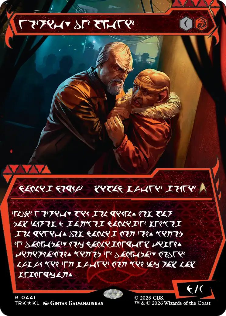 Worf, Intelligence Contractor (Showcase) (Klingon) [Star Trek] | Exor Games New Glasgow