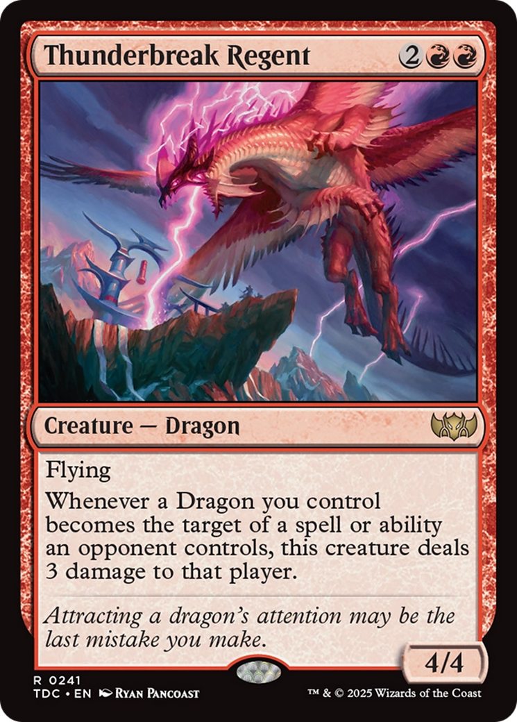 Thunderbreak Regent [Tarkir: Dragonstorm Commander] | Exor Games New Glasgow