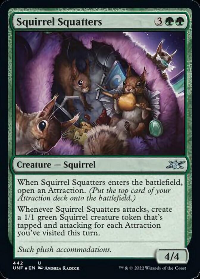 Squirrel Squatters (Galaxy Foil) [Unfinity] | Exor Games New Glasgow