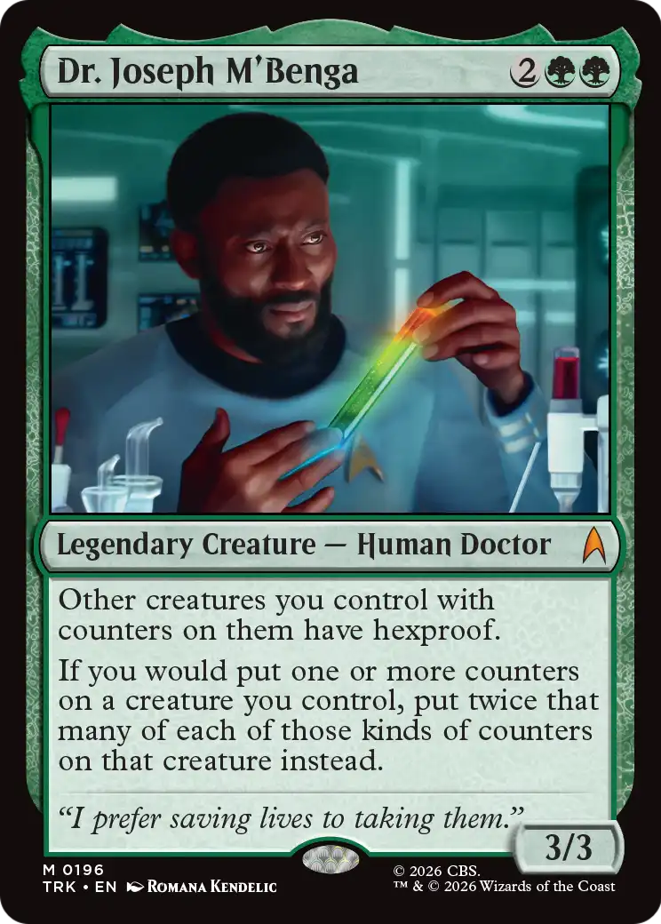 Dr. Joseph M'Benga [Star Trek] | Exor Games New Glasgow