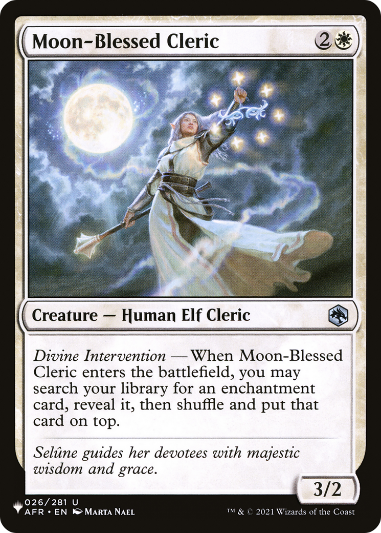 Moon-Blessed Cleric [The List] | Exor Games New Glasgow