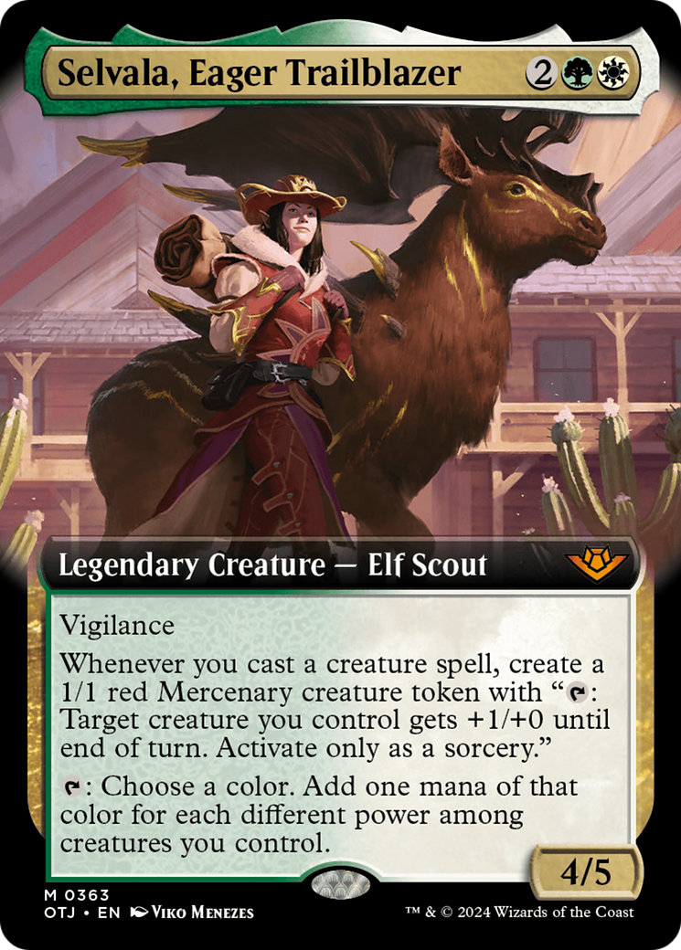 Selvala, Eager Trailblazer (Extended Art) [Outlaws of Thunder Junction] | Exor Games New Glasgow