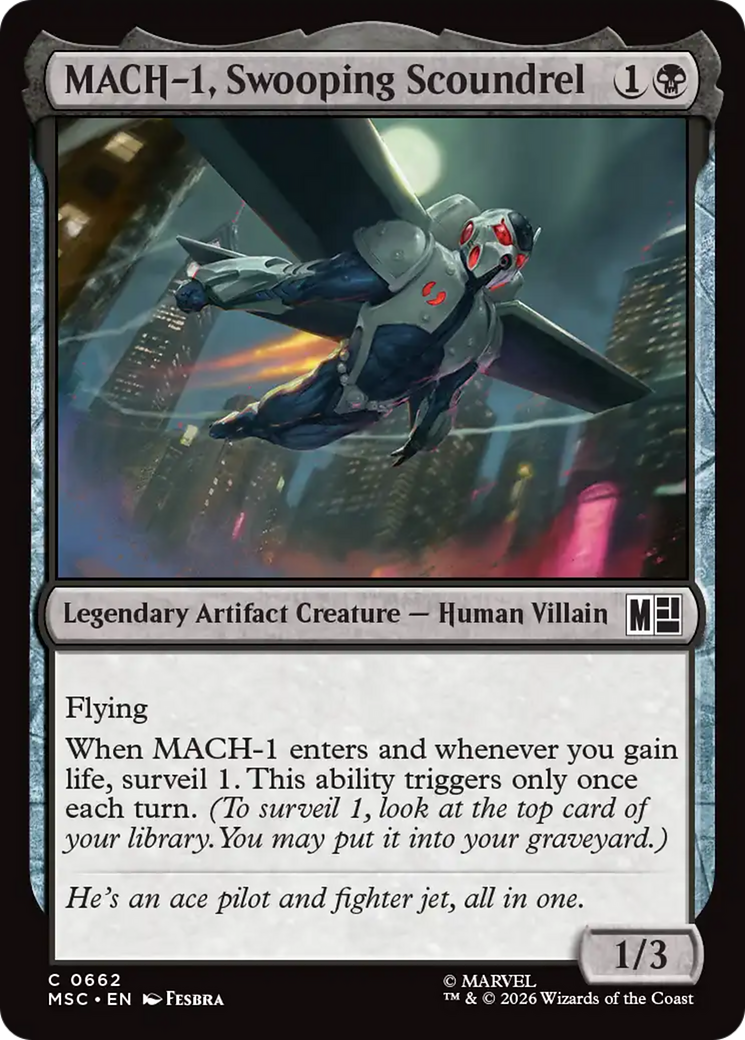 MACH-1, Swooping Scoundrel [Marvel Super Heroes Commander] | Exor Games New Glasgow