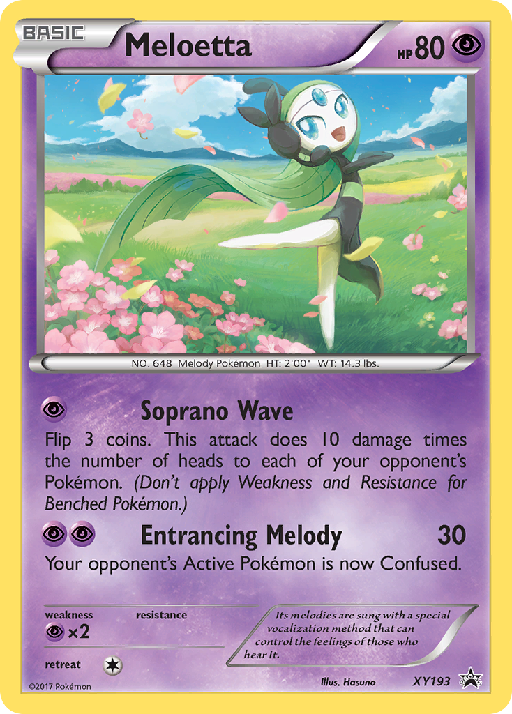 Meloetta (XY193) [XY: Black Star Promos] | Exor Games New Glasgow