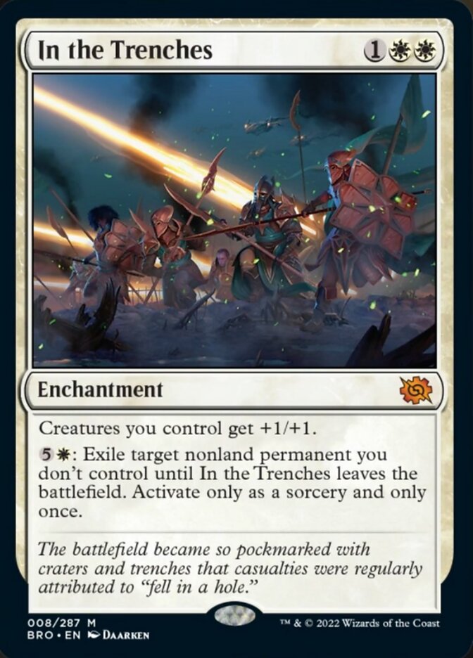 In the Trenches (Promo Pack) [The Brothers' War Promos] | Exor Games New Glasgow