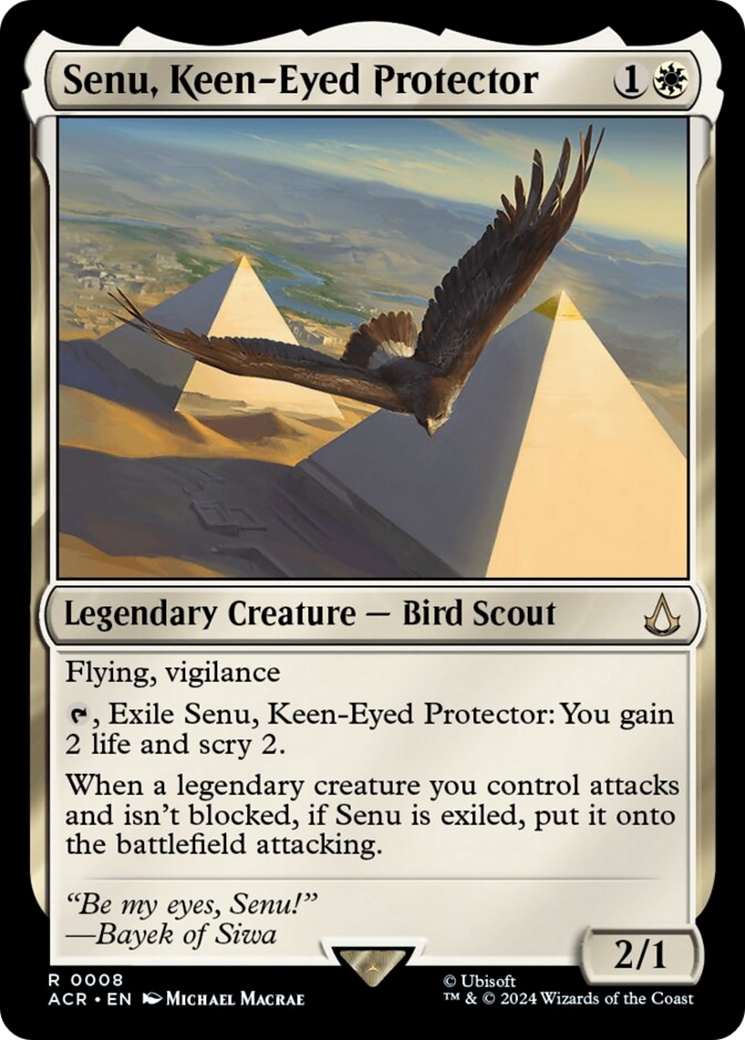 Senu, Keen-Eyed Protector [Assassin's Creed] | Exor Games New Glasgow