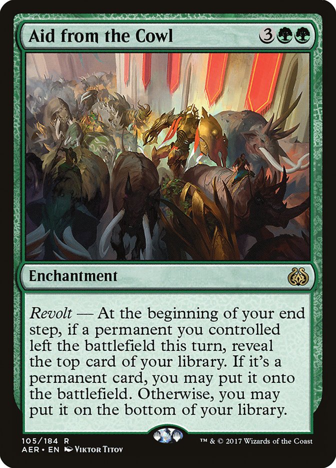 Aid from the Cowl [Aether Revolt] | Exor Games New Glasgow
