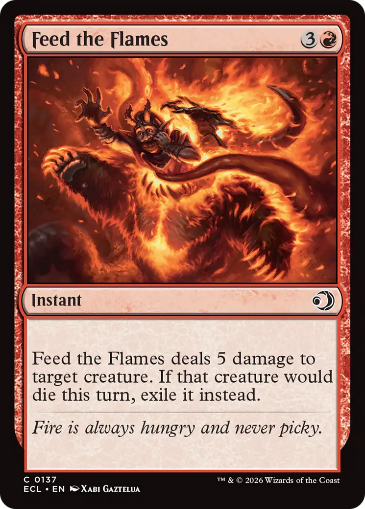 Feed the Flames [Lorwyn Eclipsed] | Exor Games New Glasgow