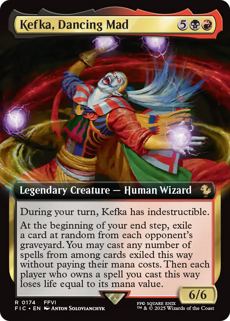 Kefka, Dancing Mad (Extended Art) [FINAL FANTASY Commander] | Exor Games New Glasgow
