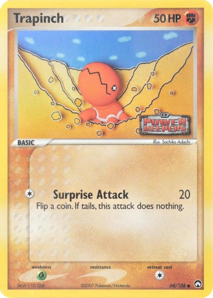 Trapinch (68/108) (Stamped) [EX: Power Keepers] | Exor Games New Glasgow