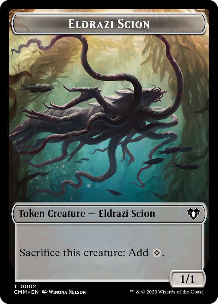 Spirit // Eldrazi Scion Double-Sided Token [Commander Masters Tokens] | Exor Games New Glasgow