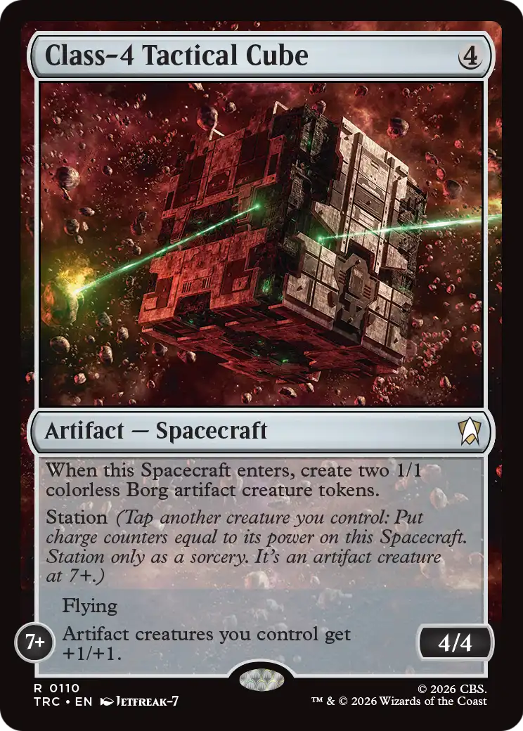 Class-4 Tactical Cube (Surge Foil) [Star Trek Commander] | Exor Games New Glasgow