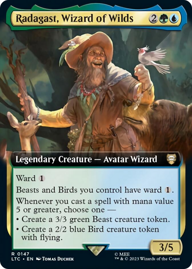 Radagast, Wizard of Wilds (Extended Art) [The Lord of the Rings: Tales of Middle-Earth Commander] | Exor Games New Glasgow