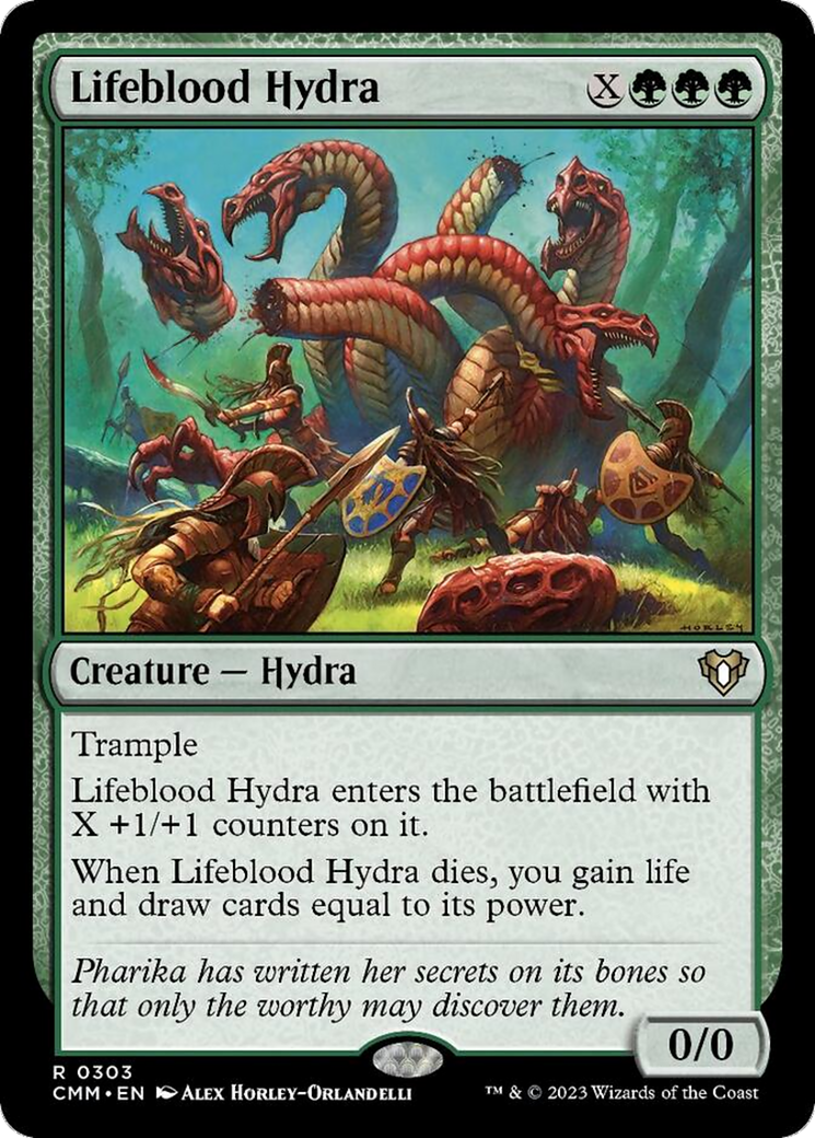 Lifeblood Hydra [Commander Masters] | Exor Games New Glasgow