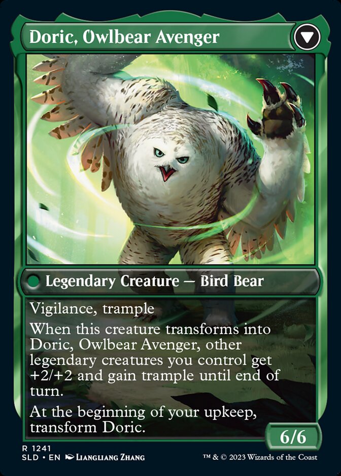 Doric, Nature's Warden // Doric, Owlbear Avenger [Secret Lair Drop Series] | Exor Games New Glasgow